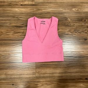 Pink tank top